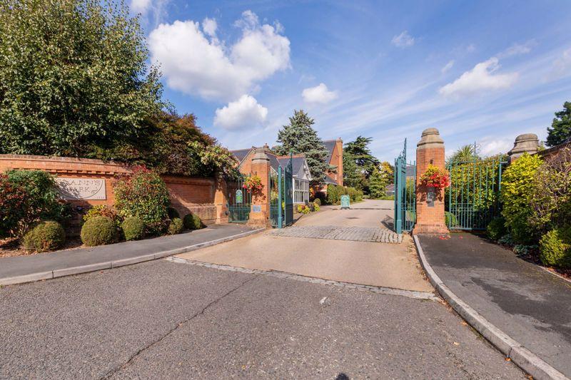 Gated entrance to