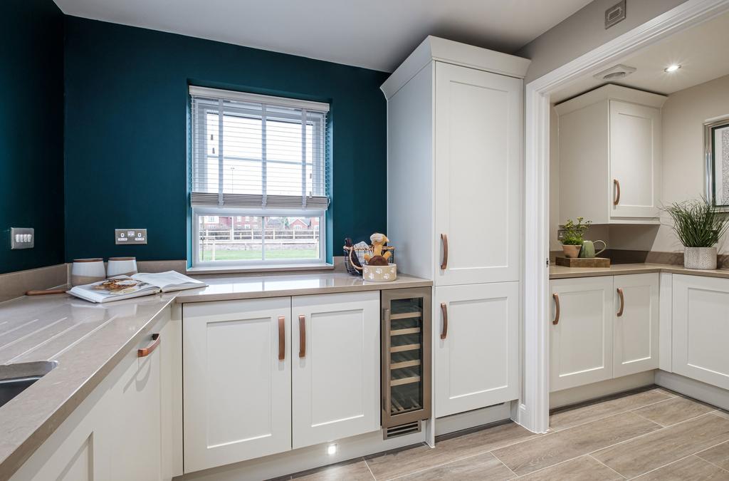 Interior view of the kitchen & Utility in our 4...