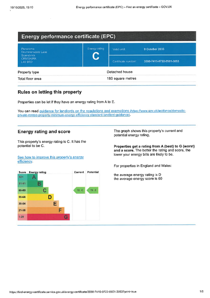 EPC Certificate