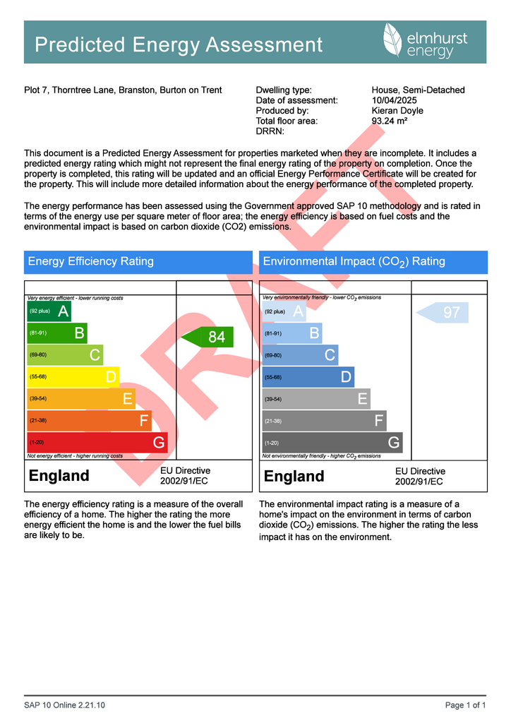EPC Certificate