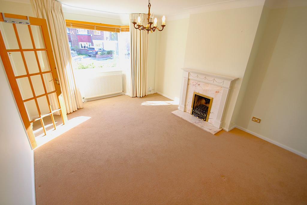 Living room, fireplace