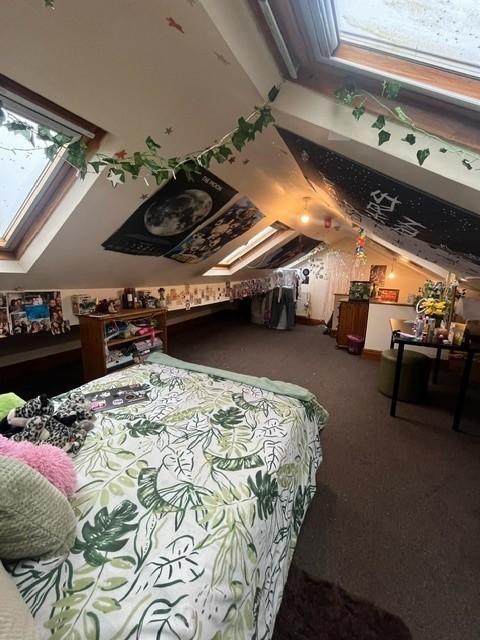 Bright and spacious living area featuring large...