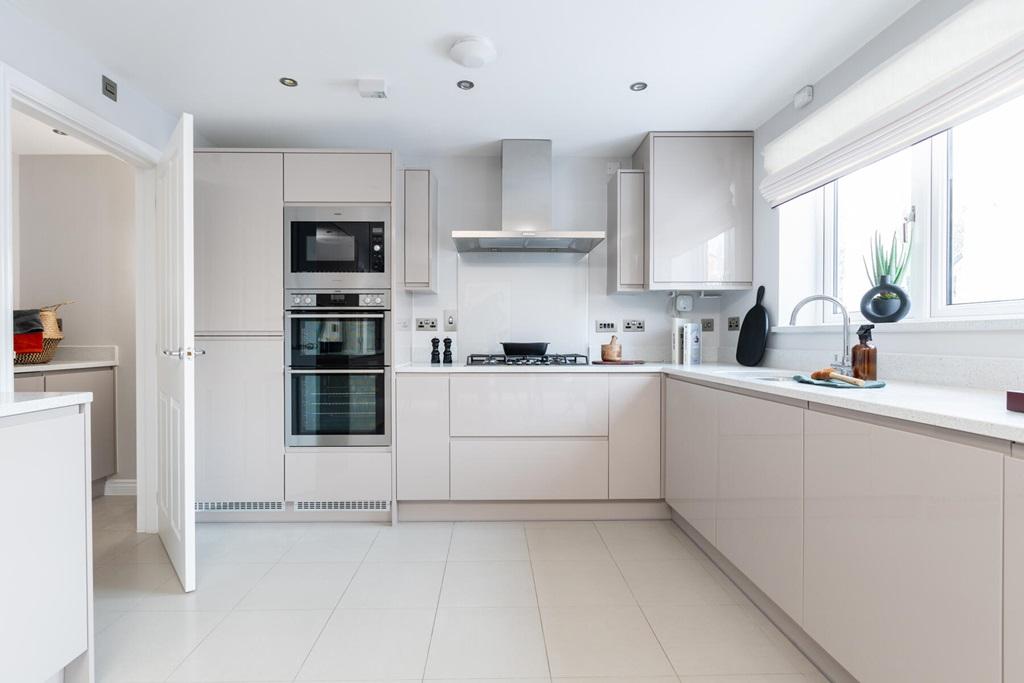 Plenty of cooking space and views of the garden