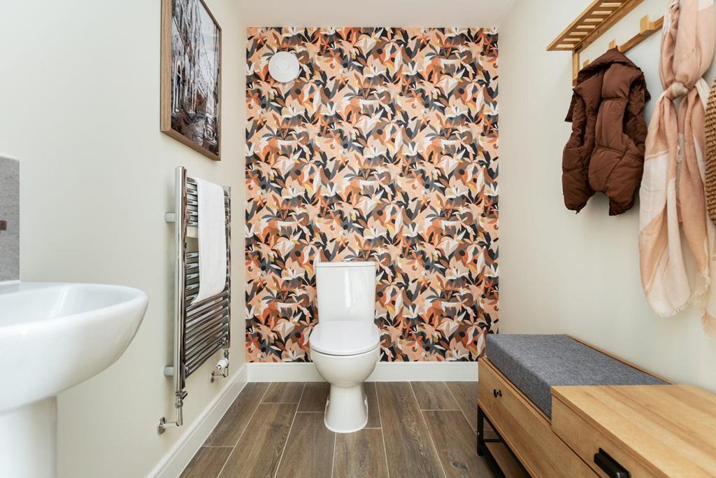 The cloakroom offers plenty of space for...