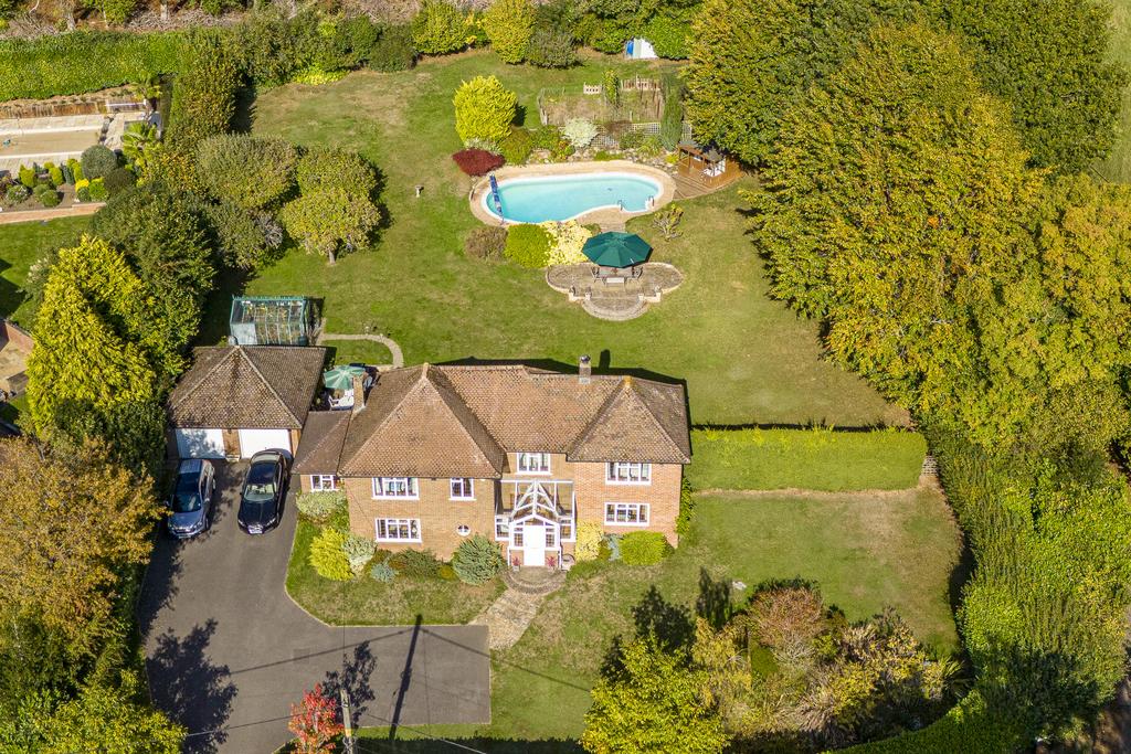 Three Oaks, The Close, SL8 5 PE Drone-5a