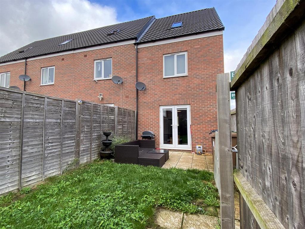 Rear of property