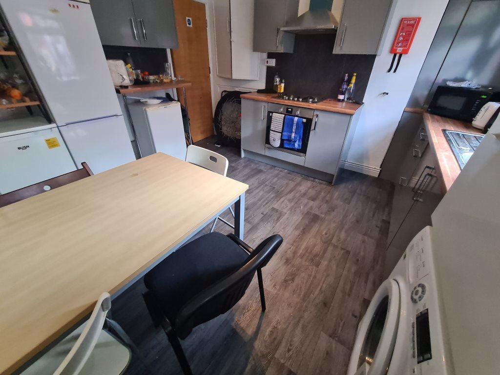 A well-organized kitchen area featuring modern ...