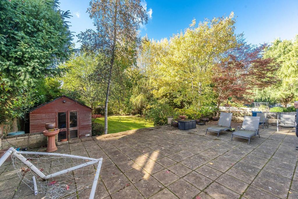 Patio view, garden