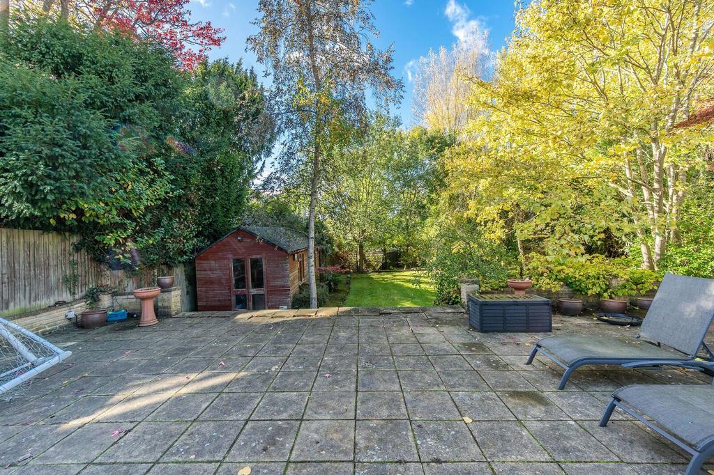 Patio view, garden
