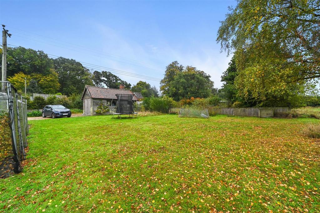 Garden and garage