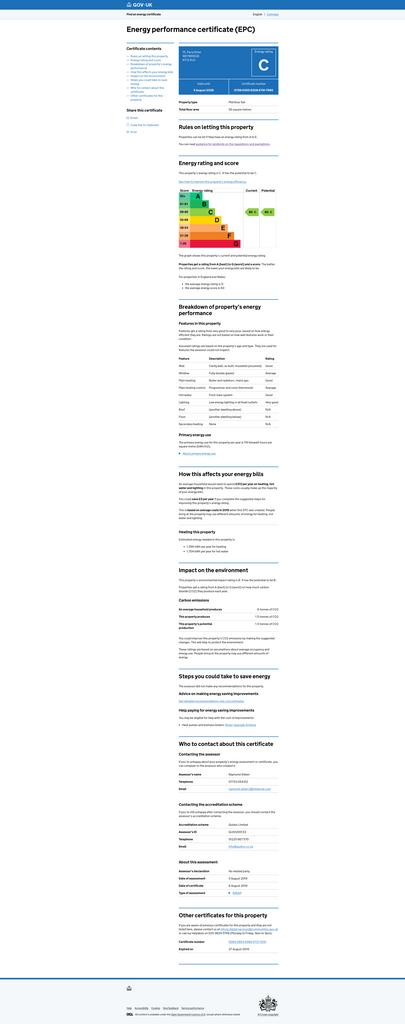 Energy Performance Certificate