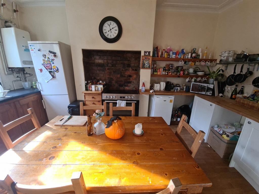 A bright and inviting kitchen with ample worksp...