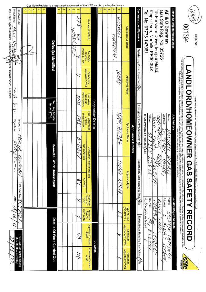 EPC Certificate