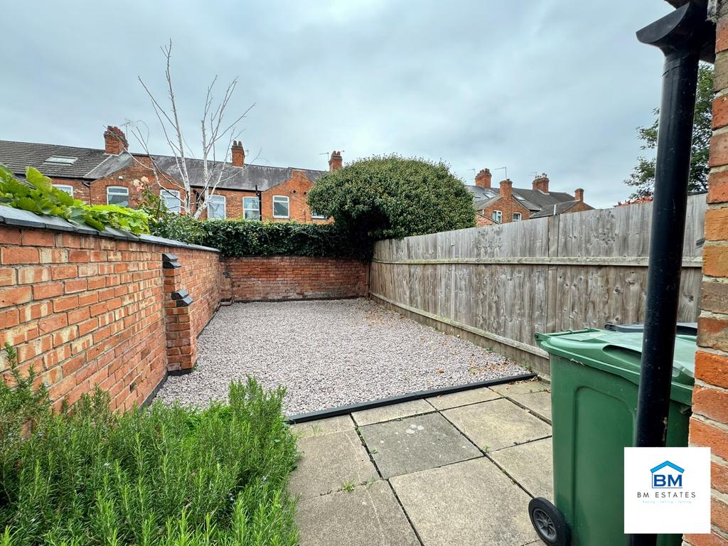Garden toward rear