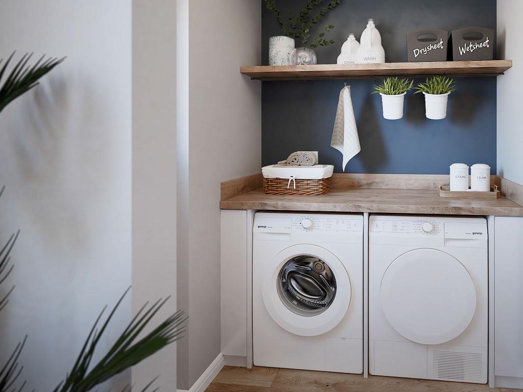Image of utility room in 4 bedroom Glamis house...