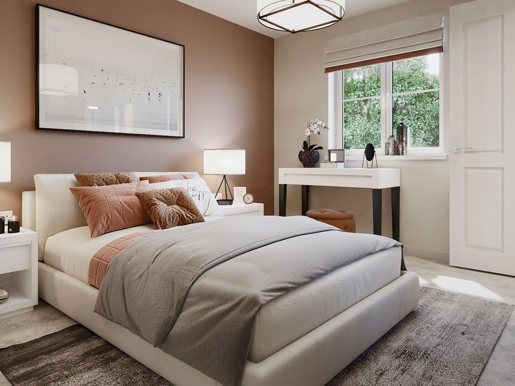 Image of bedroom in 4 bedroom Glamis house type