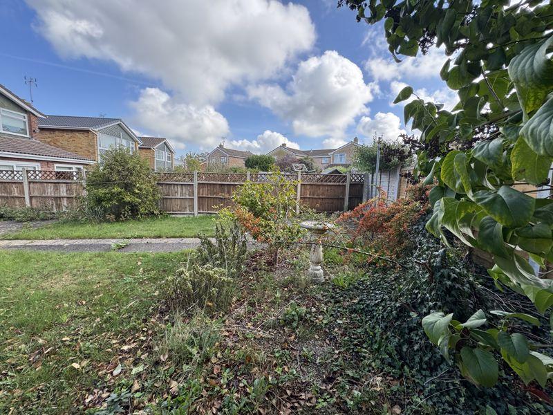 Across garden