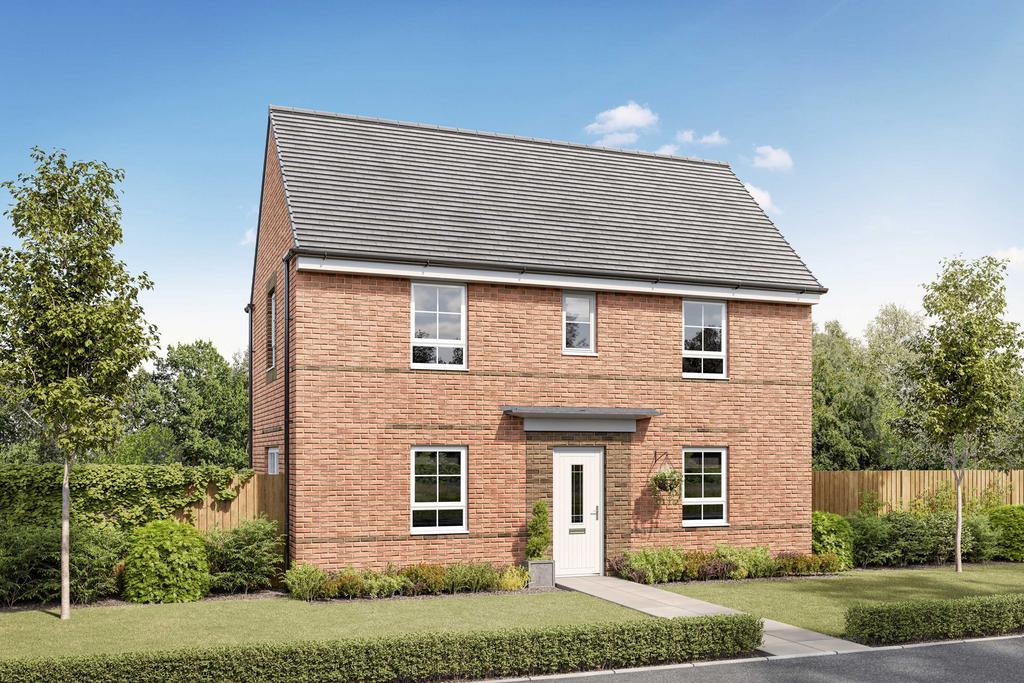 Exterior CGI view of our 3 bed Moresby home