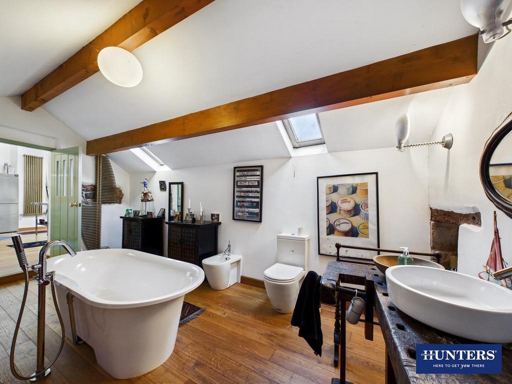 Bathroom to the Hall