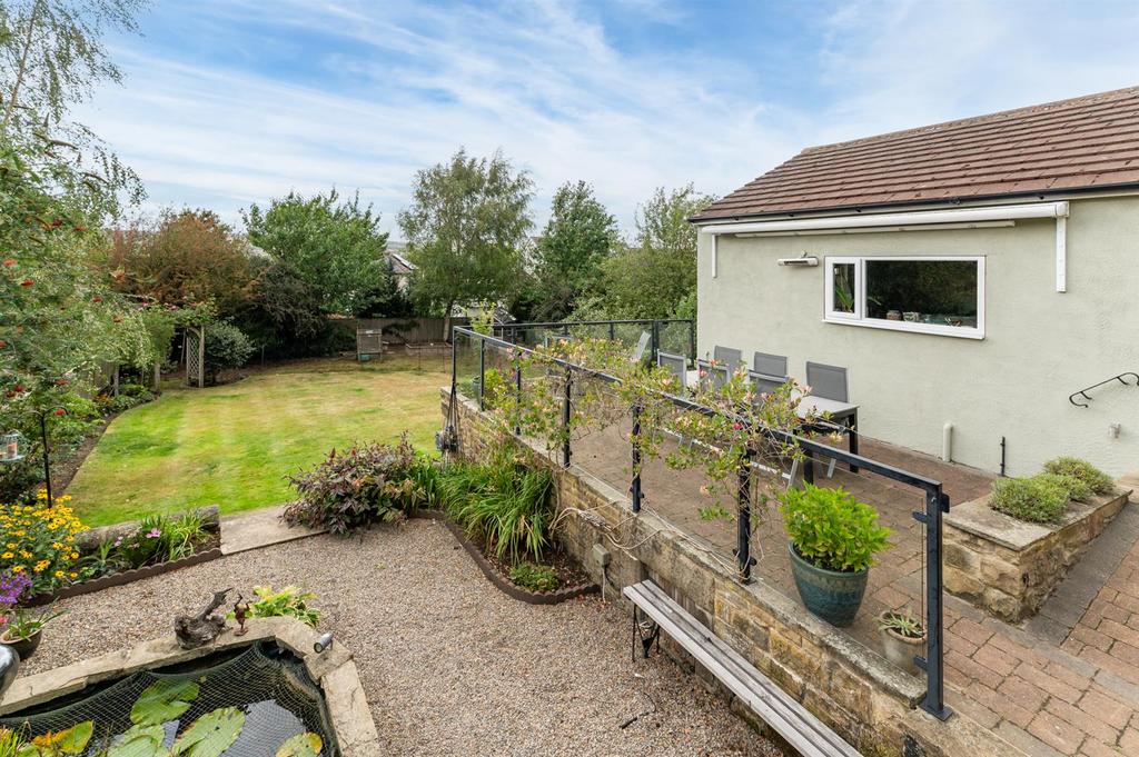 Patio, Ornamental Pond & Rear Garden