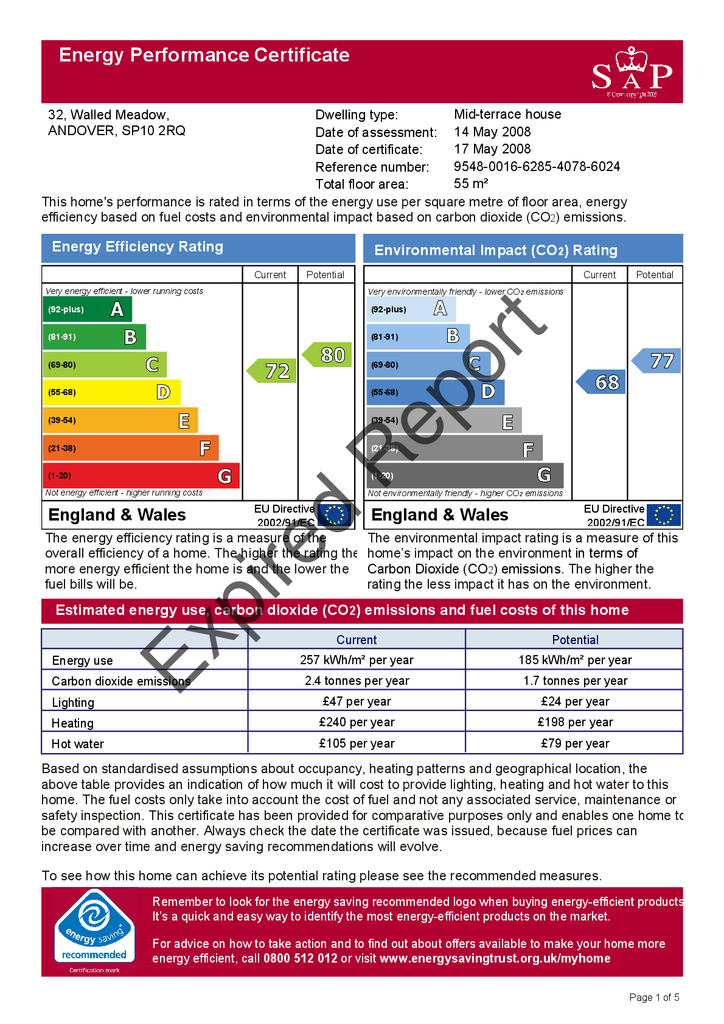 EPC Certificate