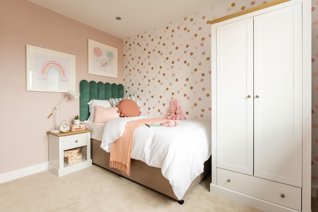 Space for wardrobes in Bedroom 5
