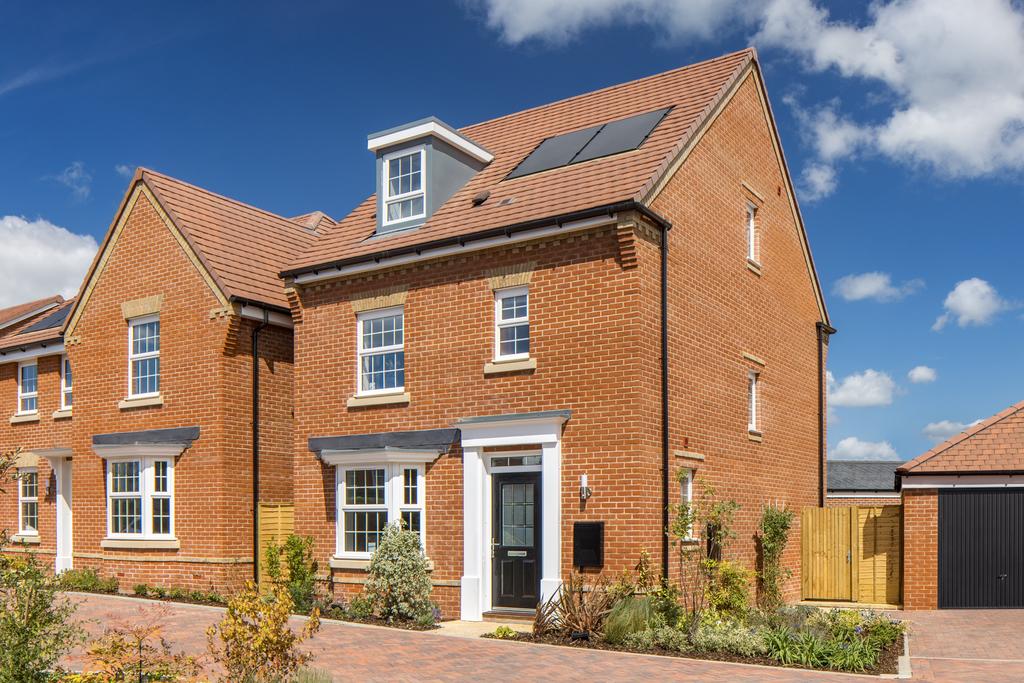 Outside of the 4 bedroom Sudbury at Brookwood...