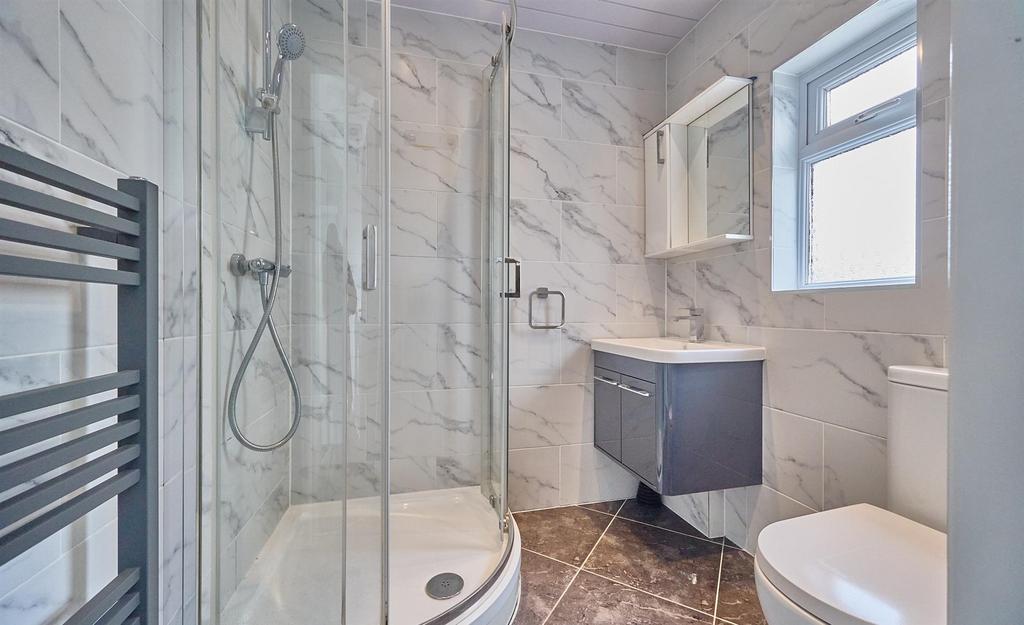 Refitted shower room