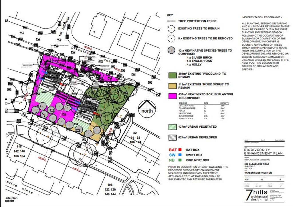 800 Gleadless Rd S12 Site Plan