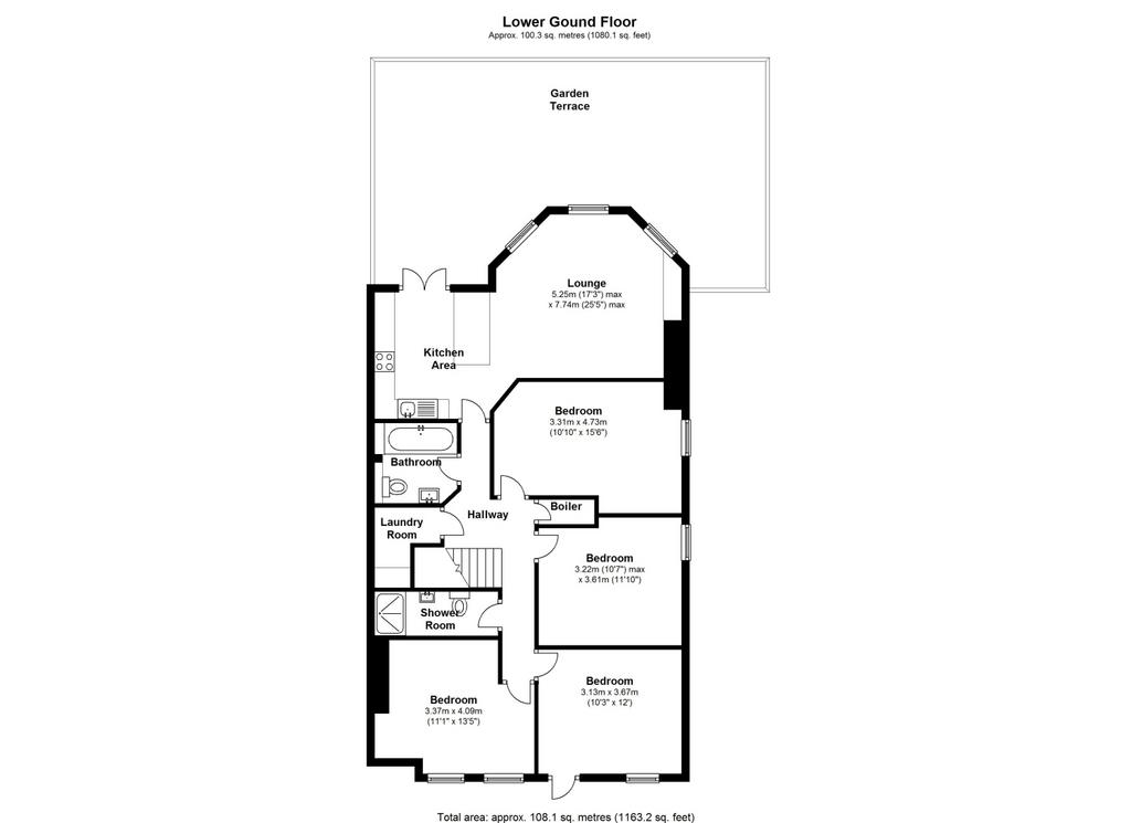 Flat 2 westcliffe floor plans