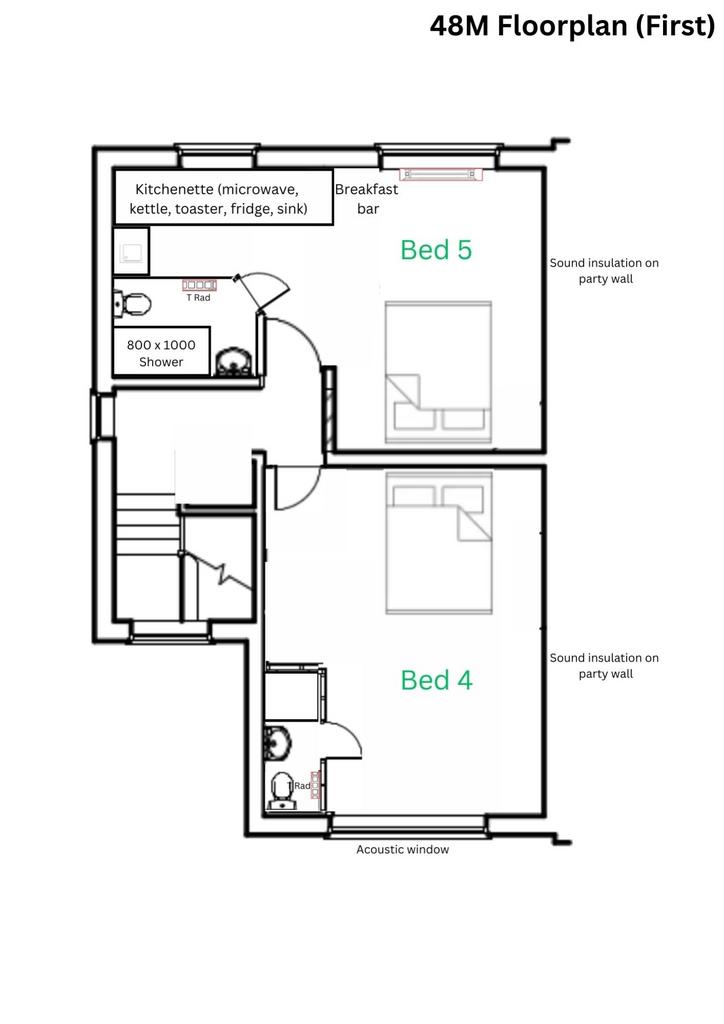 48 M Floorplan (1st Floor)