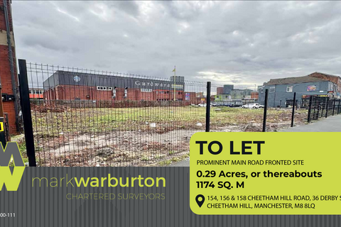 Land to rent, 36 Derby Street Street Manchester M8 8LQ