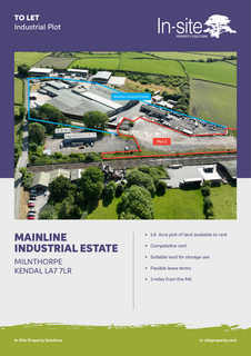 Land to rent, Mainline Industrial Estate Milnthorpe LA7 7LR