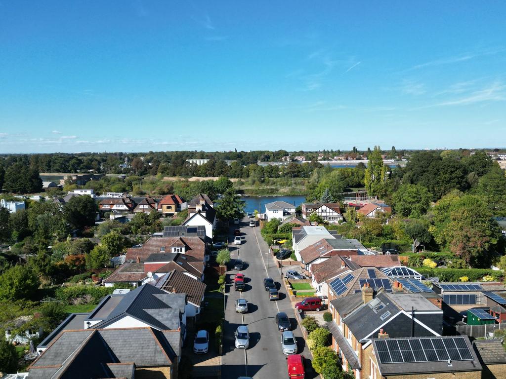 Aerial view, land
