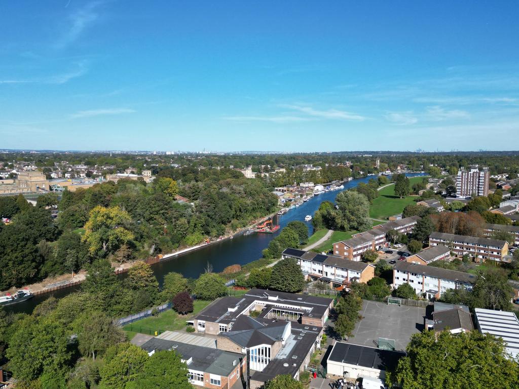 Aerial view, land
