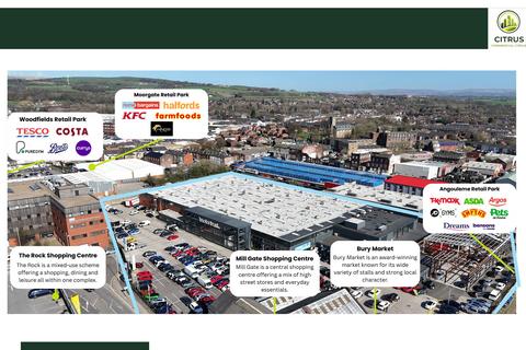 Retail property (high street) to rent, Derby Way Bury BL9 0NJ