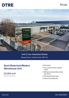 Warehouse to rent, Leo Industrial Estate , Mosley Rd Manchester M17 1JS