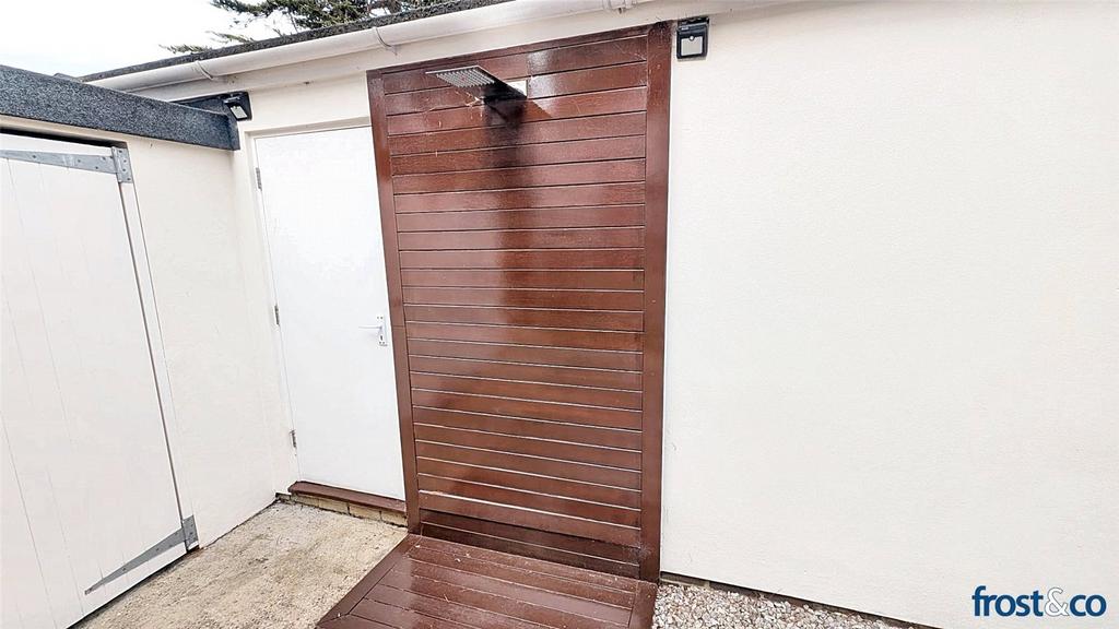 Outside Shower Area