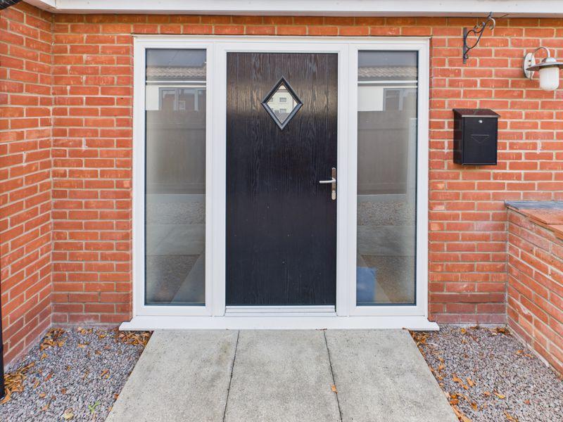 Side entrance door