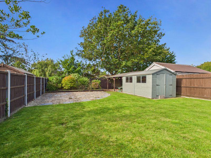 Rear garden/store &amp;