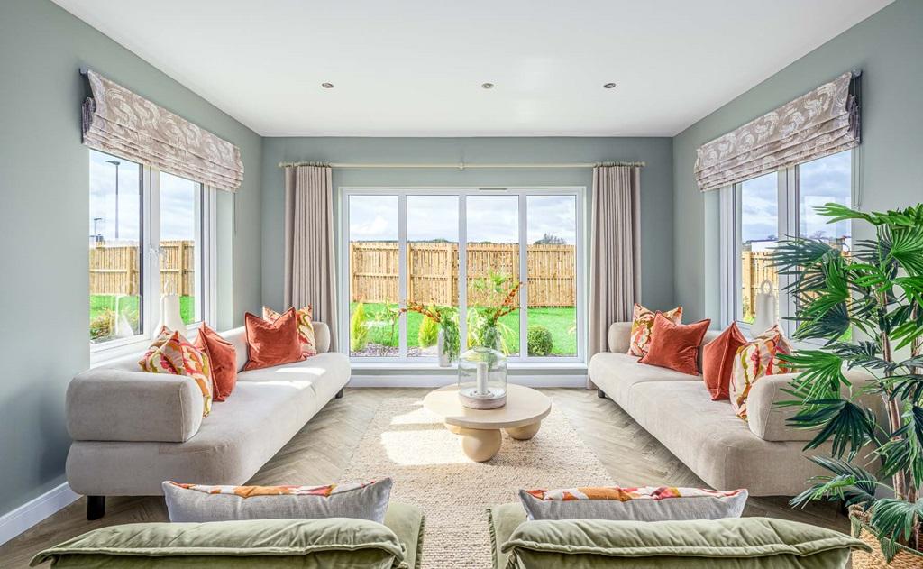 The tranquil garden room is the hub of this home