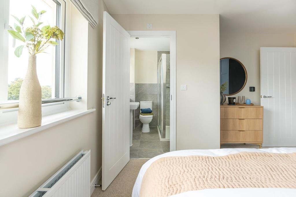 Enjoy the luxury of an en suite shower room
