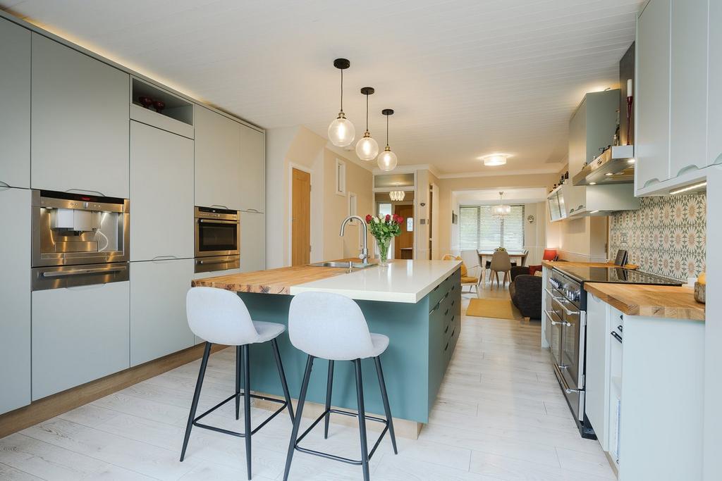 Kitchen, open plan living