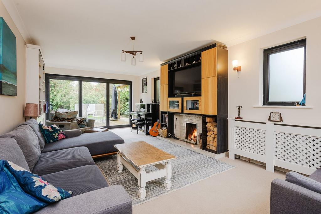 Living room, fireplace