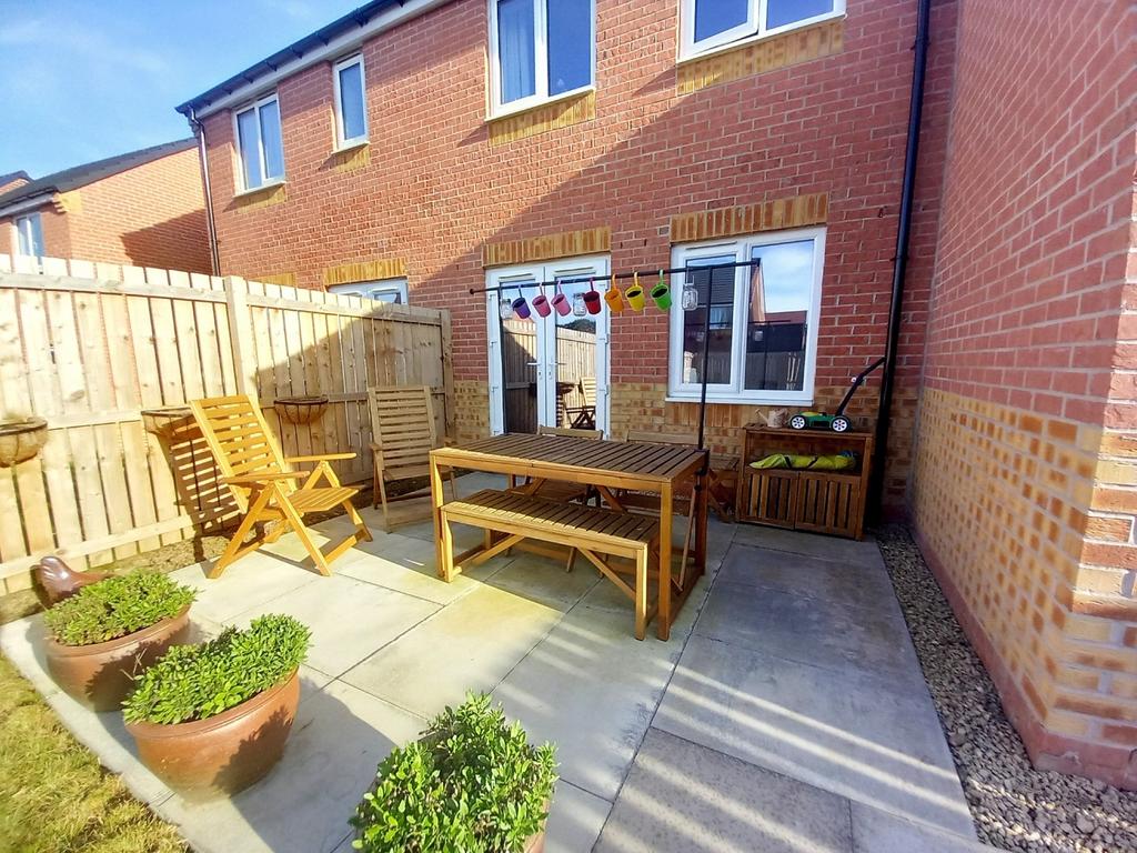Rear patio