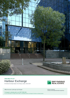 Industrial development to rent, 8-9 Harbour Exchange Sq London E14 9JY