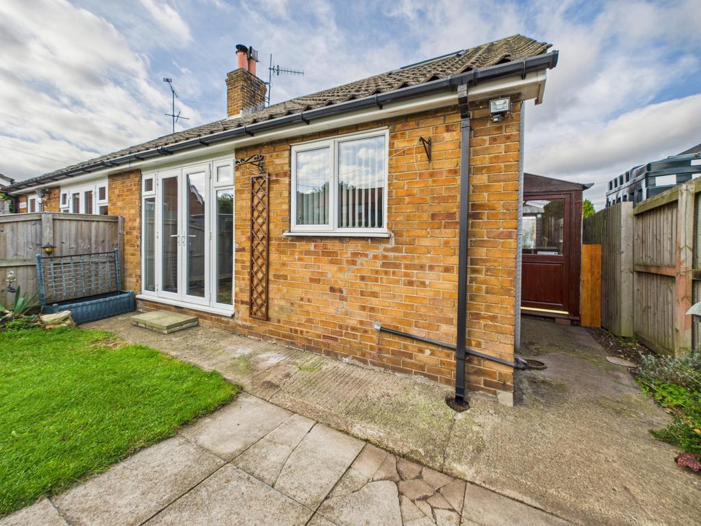 Rear of property