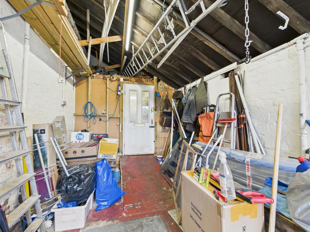 Rear of property