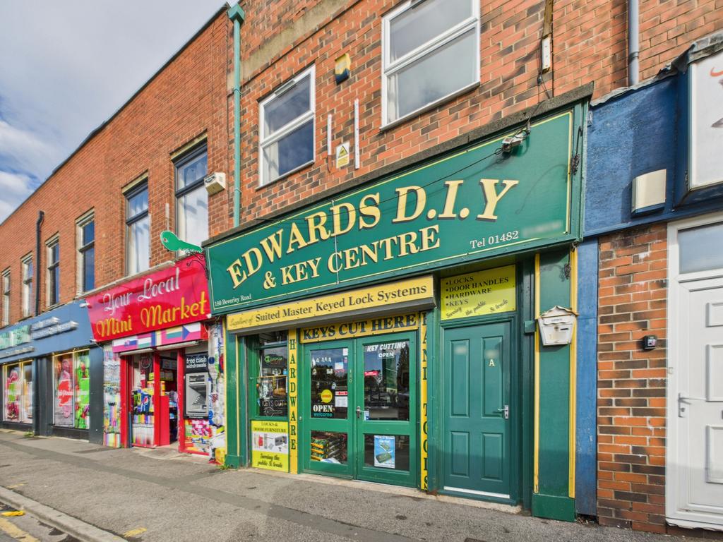 Freehold retail unit with accommodation above - F