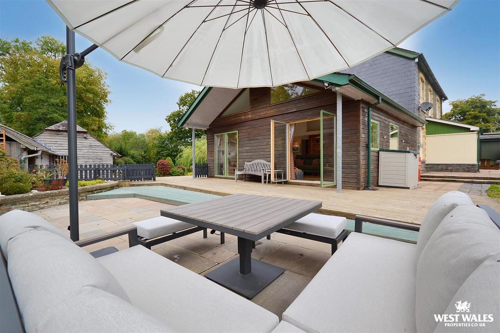 Patio seating area